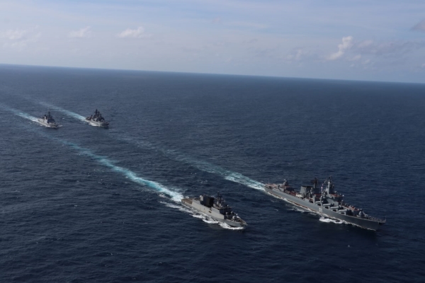 Passage Exercise between Indian Navy and Russian Federation Navy