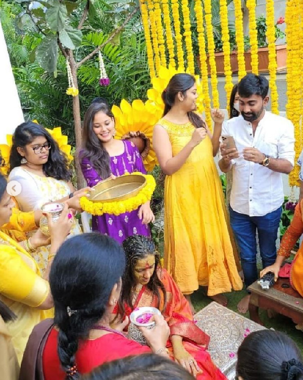 Niharika Haldi ceremony pics goes viral