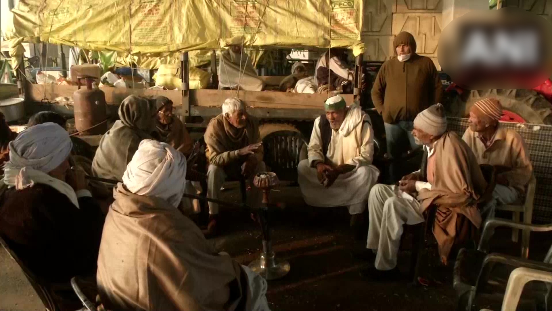 Farmers protest against farm laws at Ghazipur border