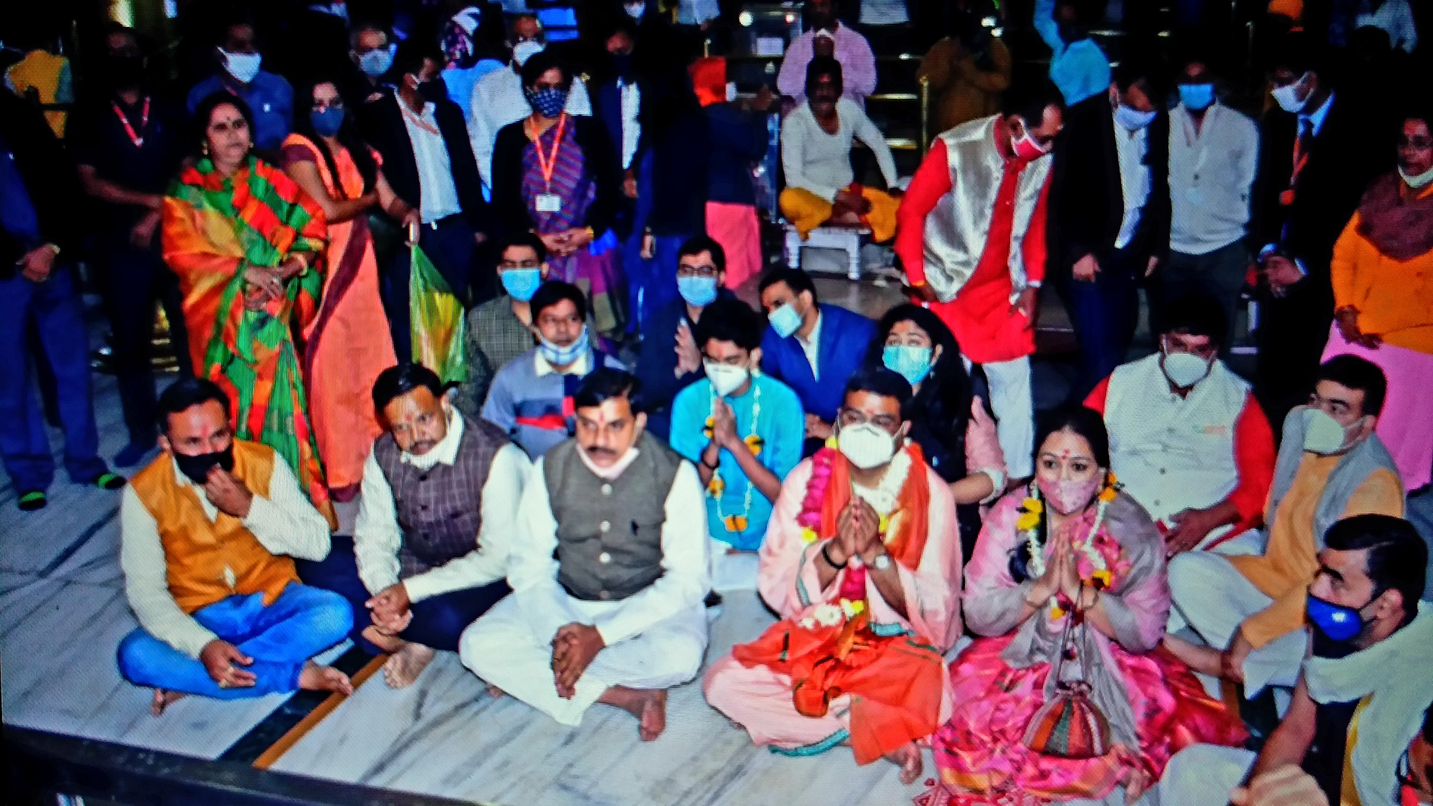 Dharmendra Pradhan in the court of Mahakal