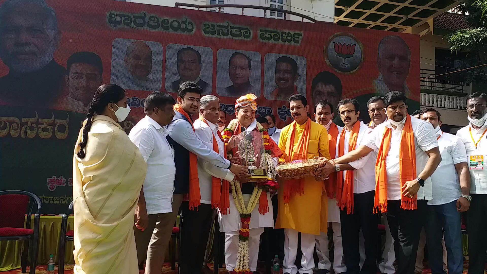 Arun singh made meting with CM Yadiyurappa