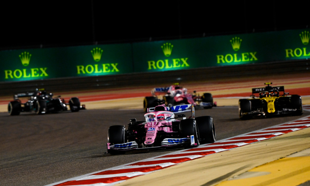 Emotional Sergio Perez wins first F1 race as Mercedes implode in Sakhir