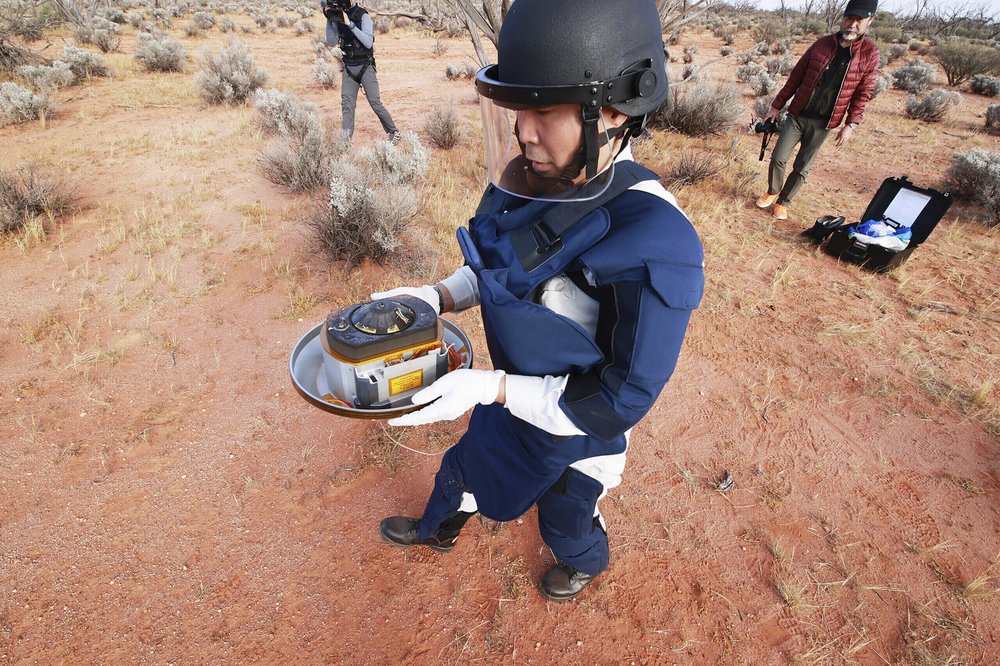 Capsule with asteroid samples arrives in Japan for research