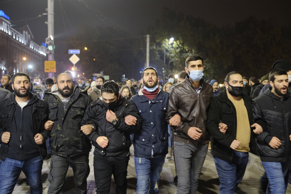 Protesters in Armenia besiege parliament, demand PM resigns