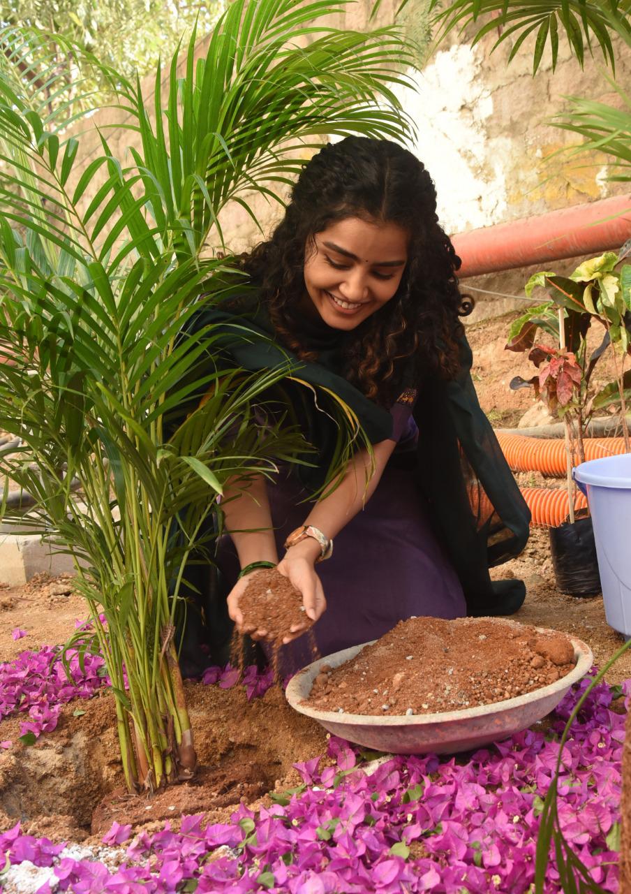 Anupama takes up the green india challenge.. Salman Khan hits the field to plough the land