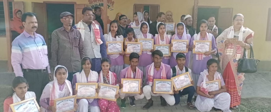 cmss exam 2019 results mairabari students felicitation