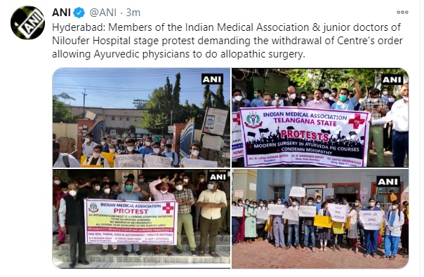 IMA doctors on strike today demanding halt on ayurvedic surgeries see LIVE Updates