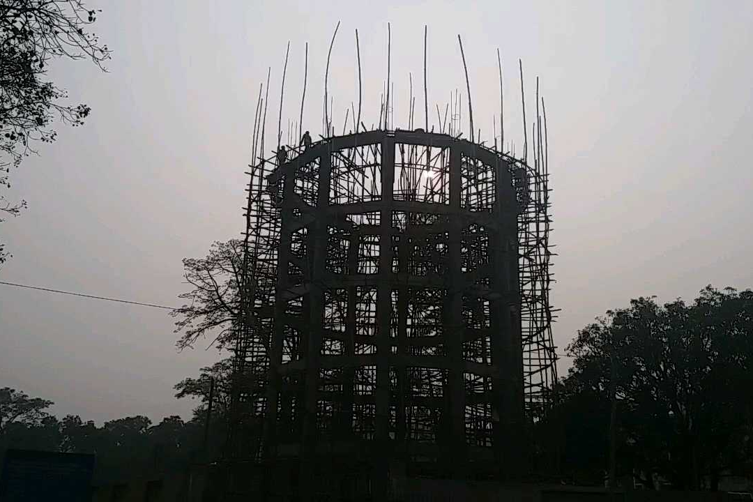 water tank construction in bagha