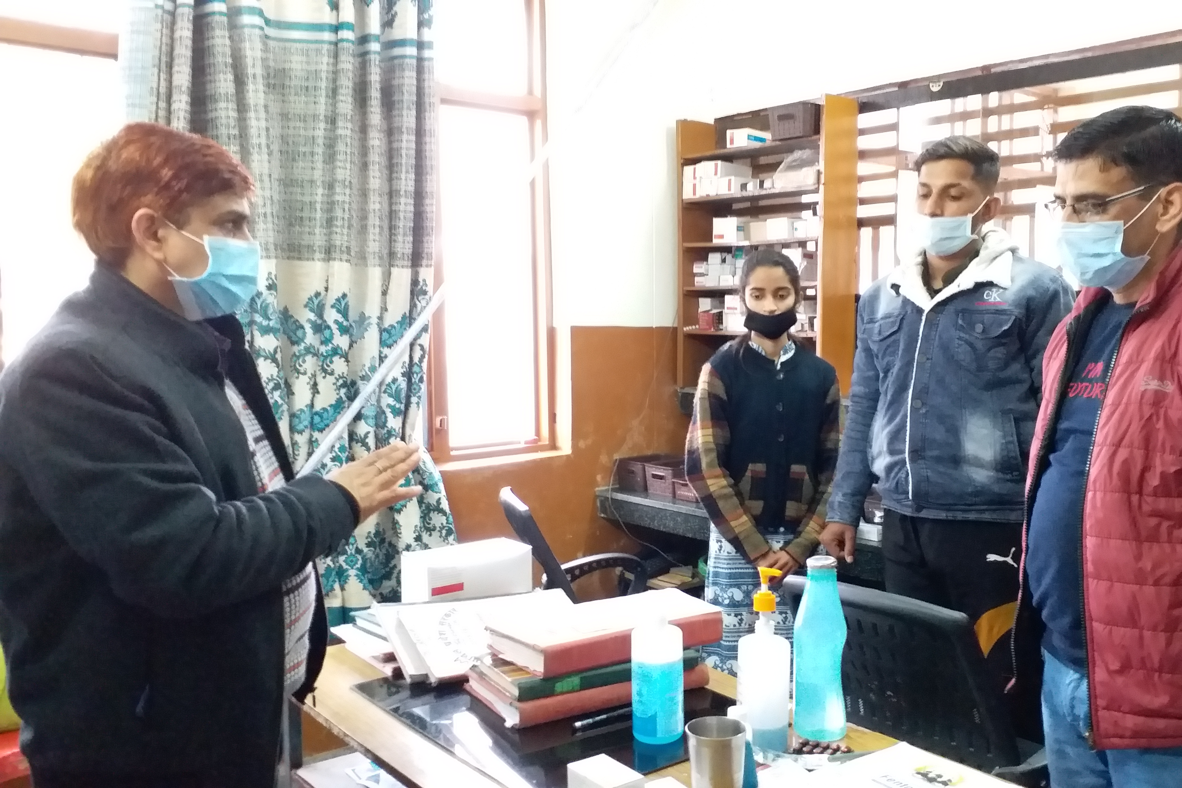 NK Bhardwaj inspected OPD in Hospital