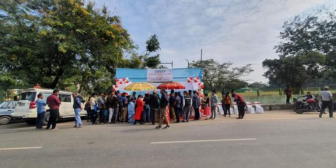 On spot registration for voters by Dibrugarh district administration