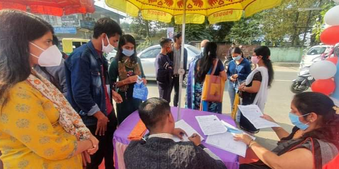 On spot registration for voters by Dibrugarh district administration