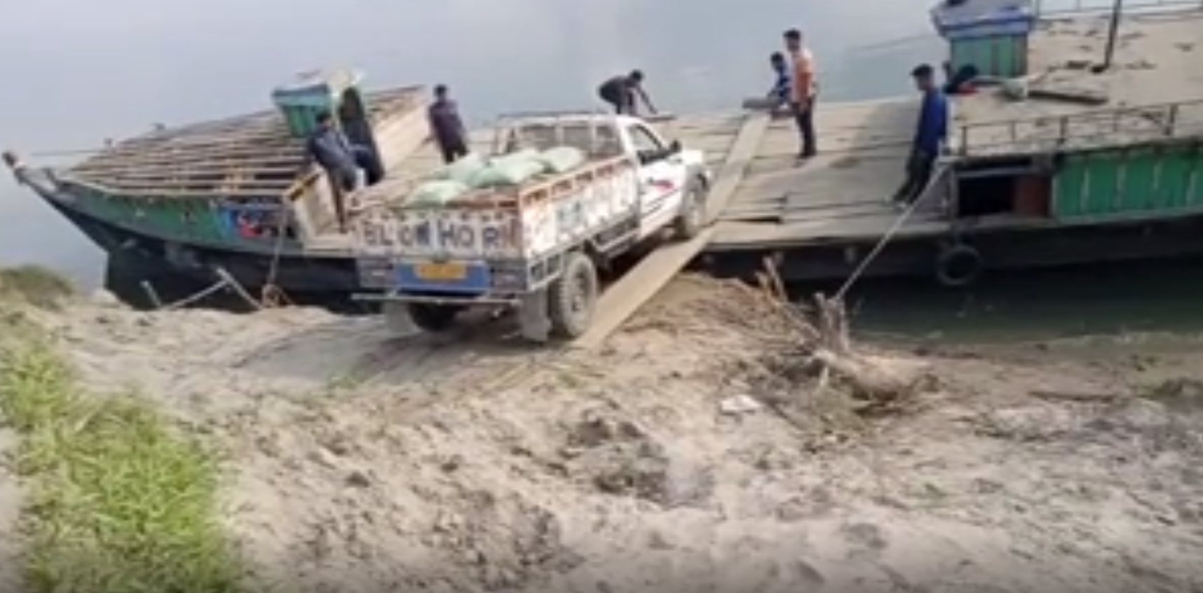 live boat accident at majuli feri ghat