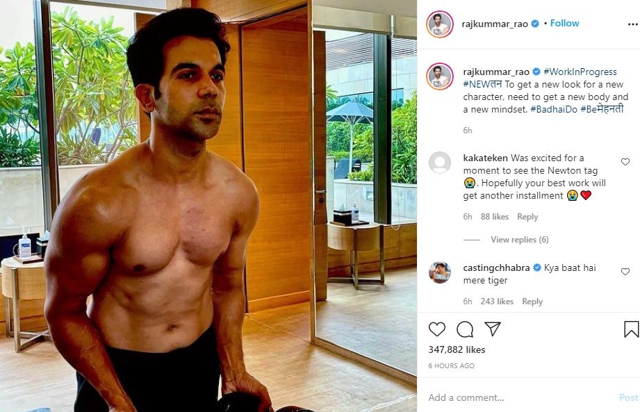 rajkummar rao transformation