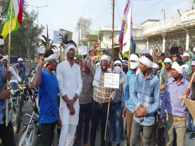 adivasi community opposed ram van gaman paryatan rath yatra