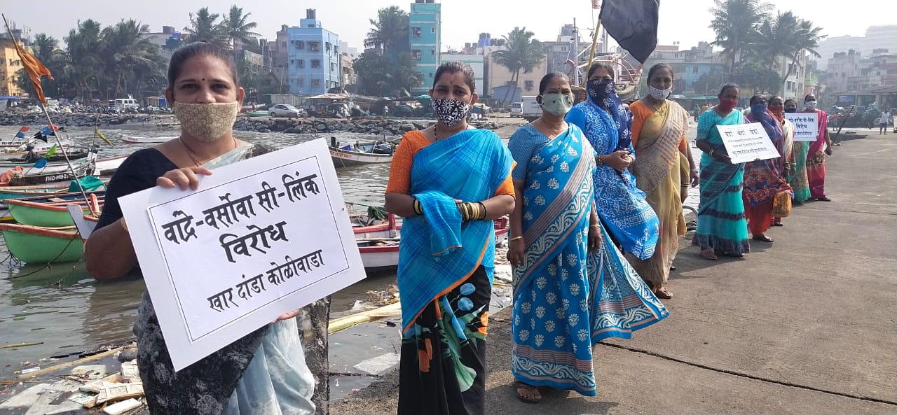 Mumbai fishermen support Wadhwan port protest