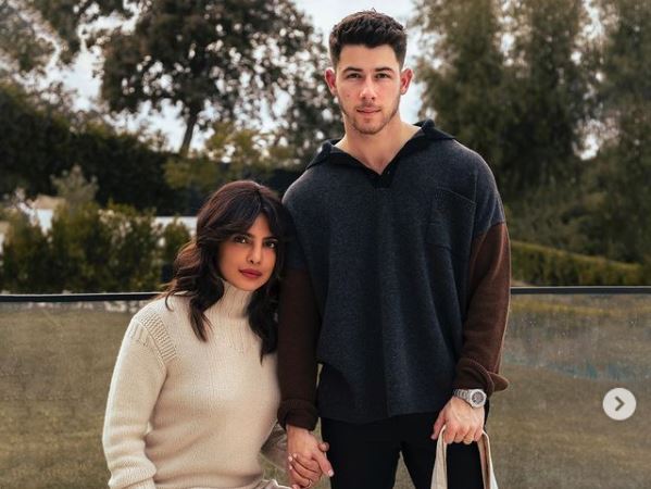 Priyanka Chopra pushes Nick Jonas