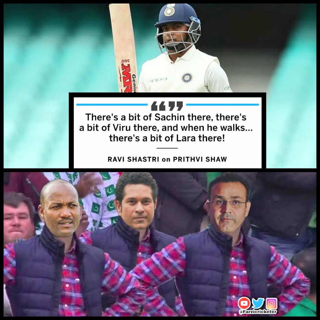 Prithvi Shaw Duck out.. Netizens strike with memes