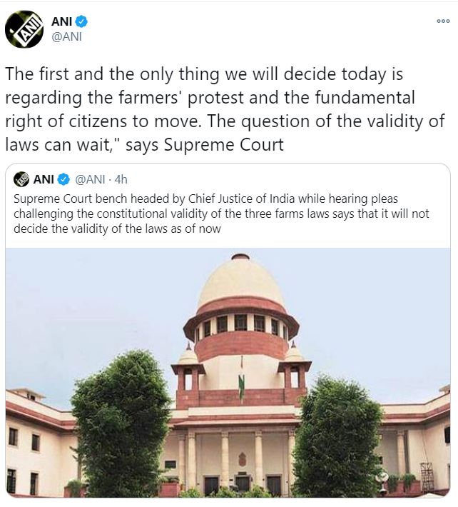 Supreme Court said We cannot waive the right to protest