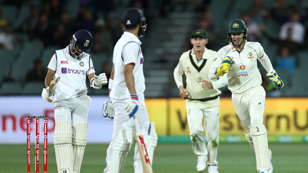 india tour of australia first test  അഡ്‌ലെയ്‌ഡിൽ ഒന്നാം ദിനം  adelaide test india scores 233 for 6  ഓസ്‌ട്രേലിയൻ പരിയടനത്തിലെ ഒന്നാം ടെസ്റ്റ്