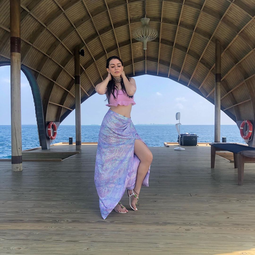 Hansika Motwani holidaying in Maldives