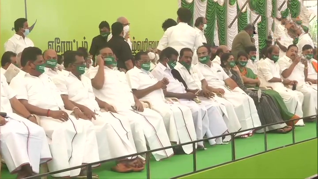 DMK and allies begin hunger strike in support of protesting farmers