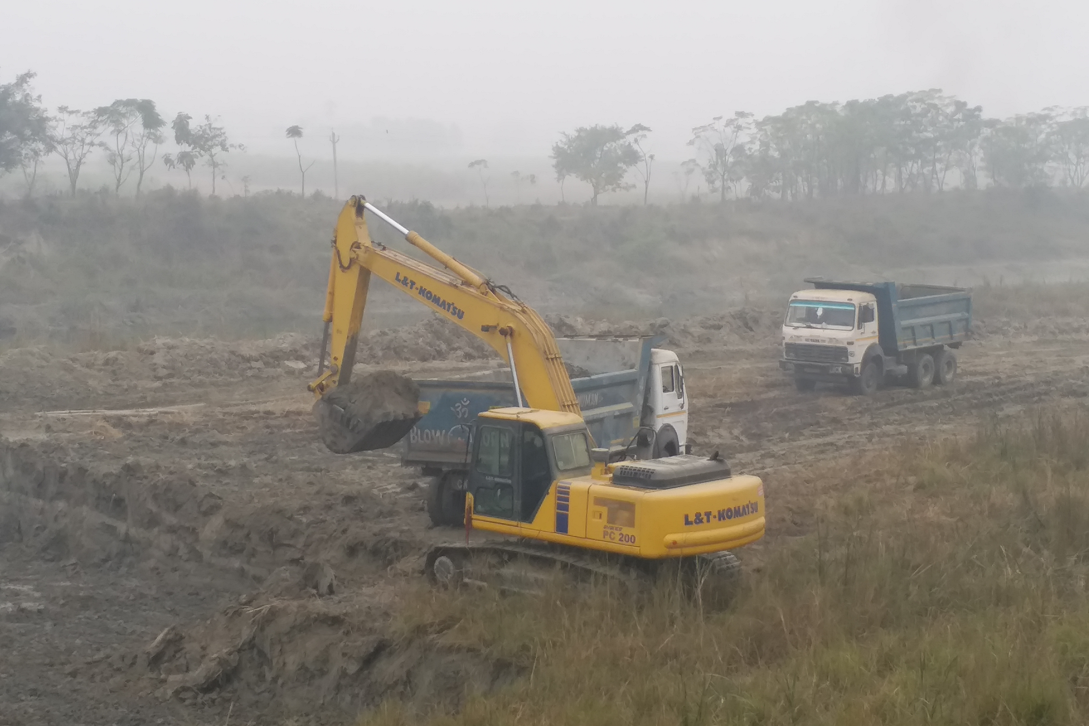 west champaran illegal mining news