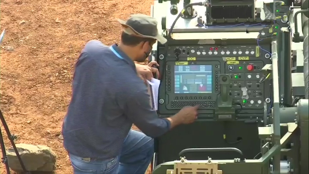 Advanced Towed Artillery Gun System Howitzer gun firing at the Balasore test-firing range in Odisha