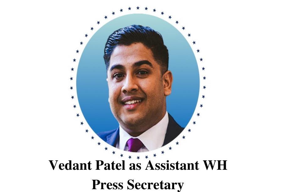 Biden names Indian American Vedant Patel as Assistant WH Press Secretary