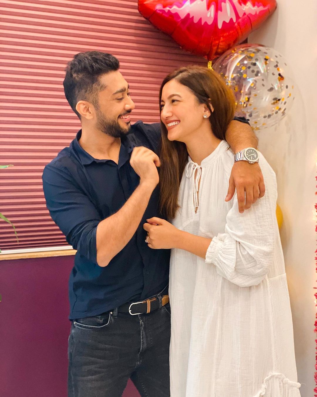 Gauahar Khan shares animated glimpse of lockdown love story with Zaid