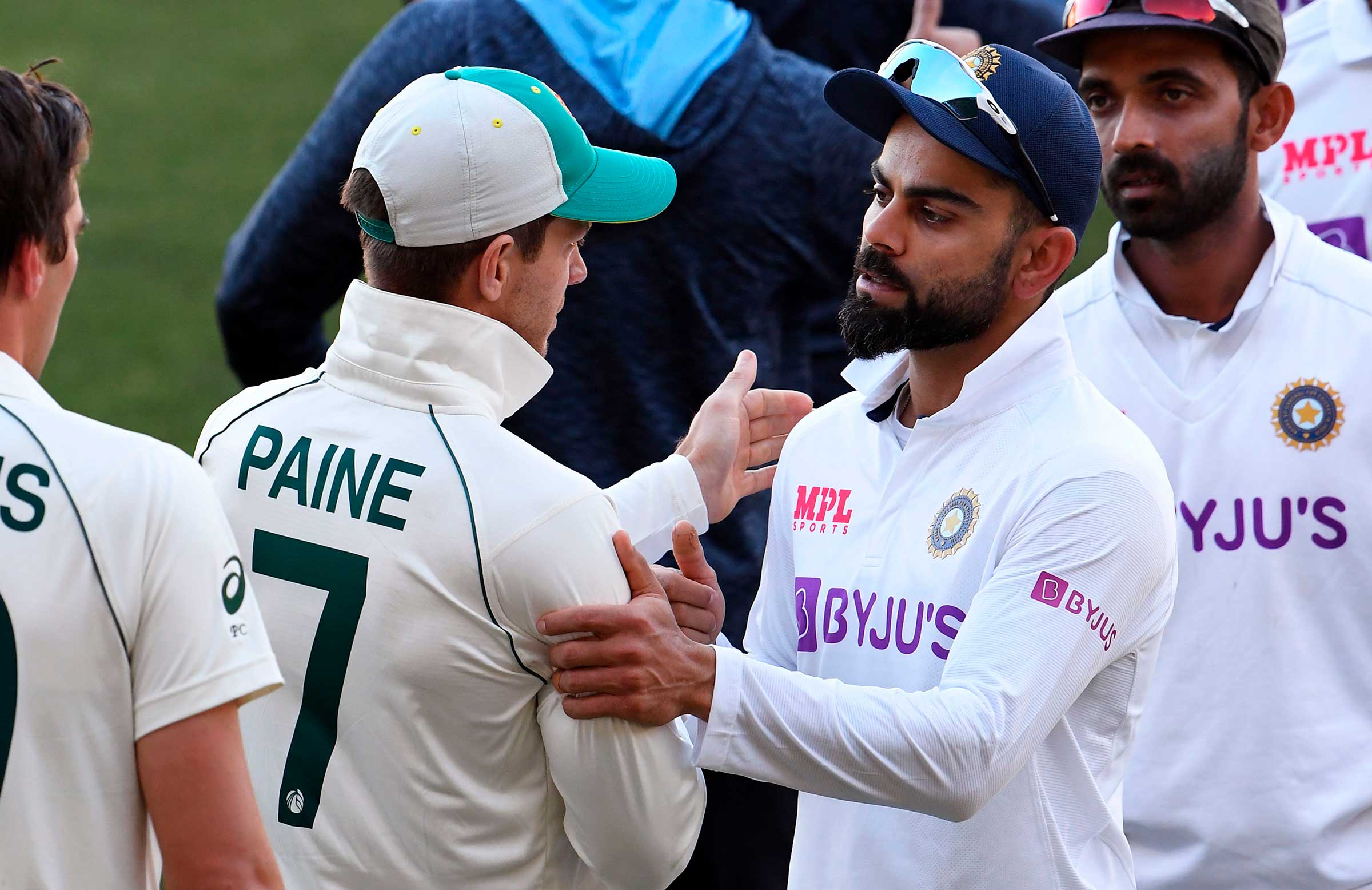 Tim Paine and virat kohli