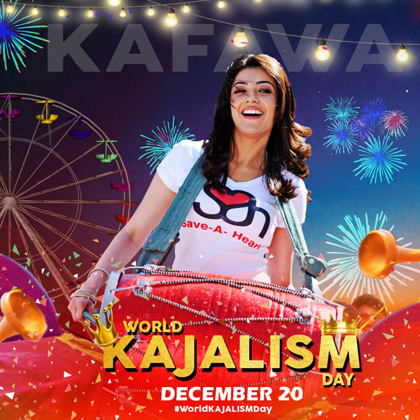 world Kajalism day celebrations by heroine kajal agarwal fans