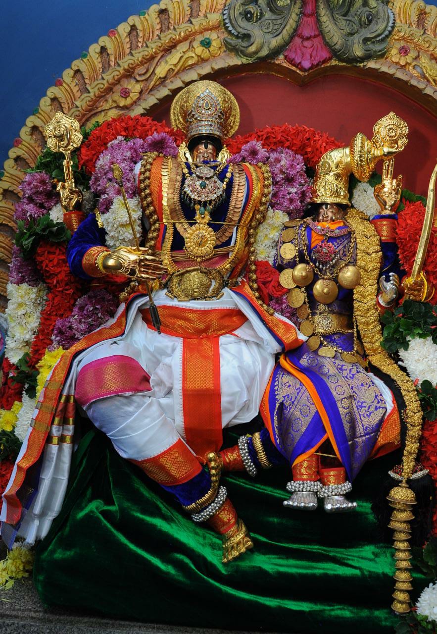 bhadradri ramayana darshan in real incarnation on the seventh day in bhadrachalam