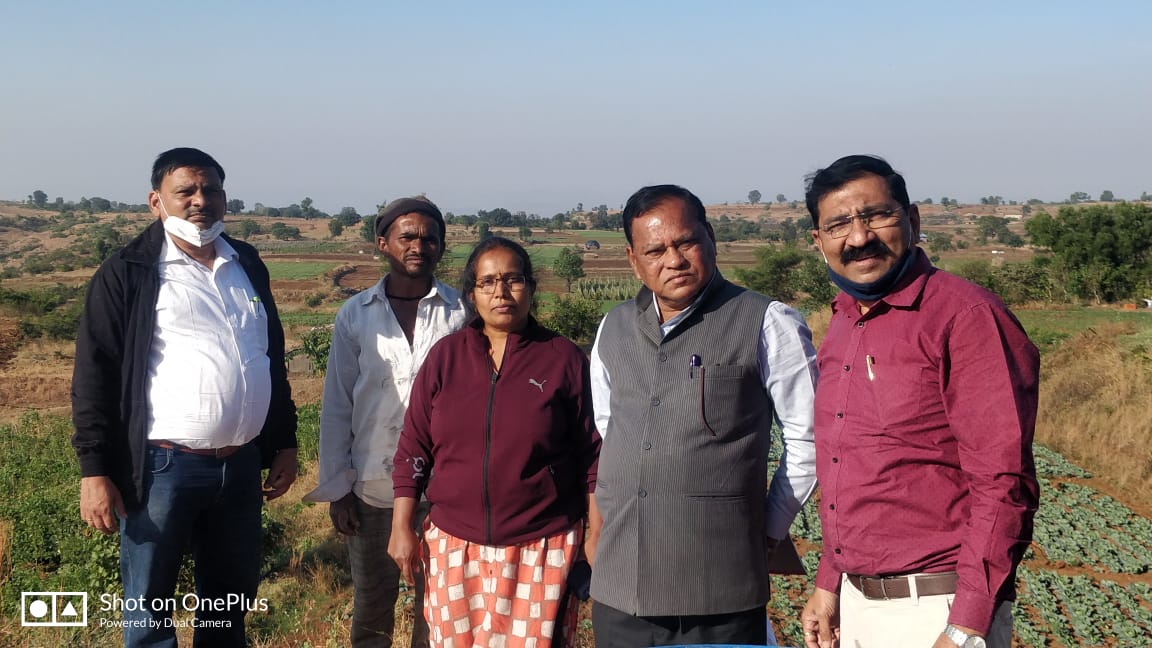 loka Venkata rami reddy visited wagre mango farm