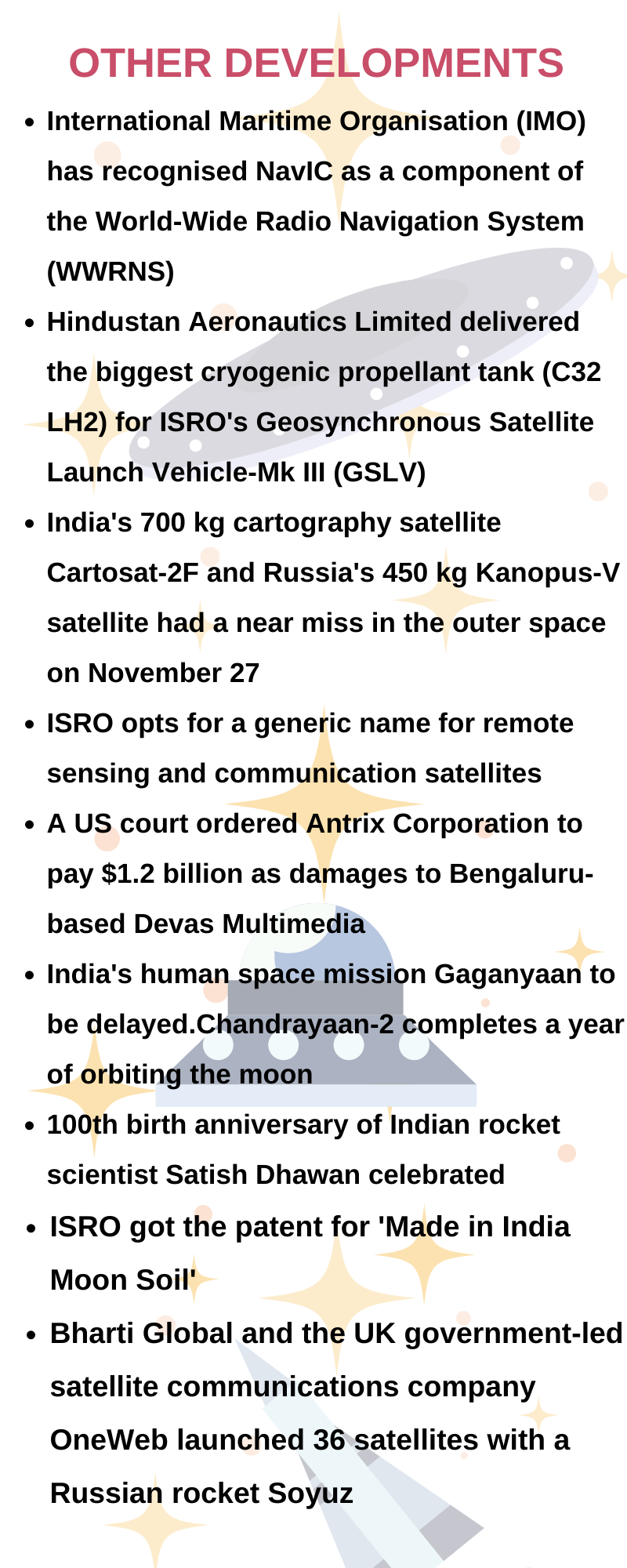 2020: Indian Space Sector, ISRO