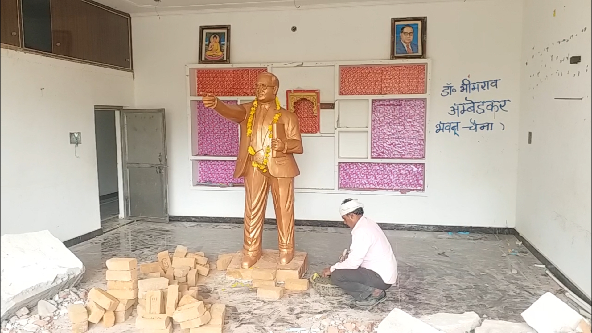 Bhimrao Ambedkar's statue installed