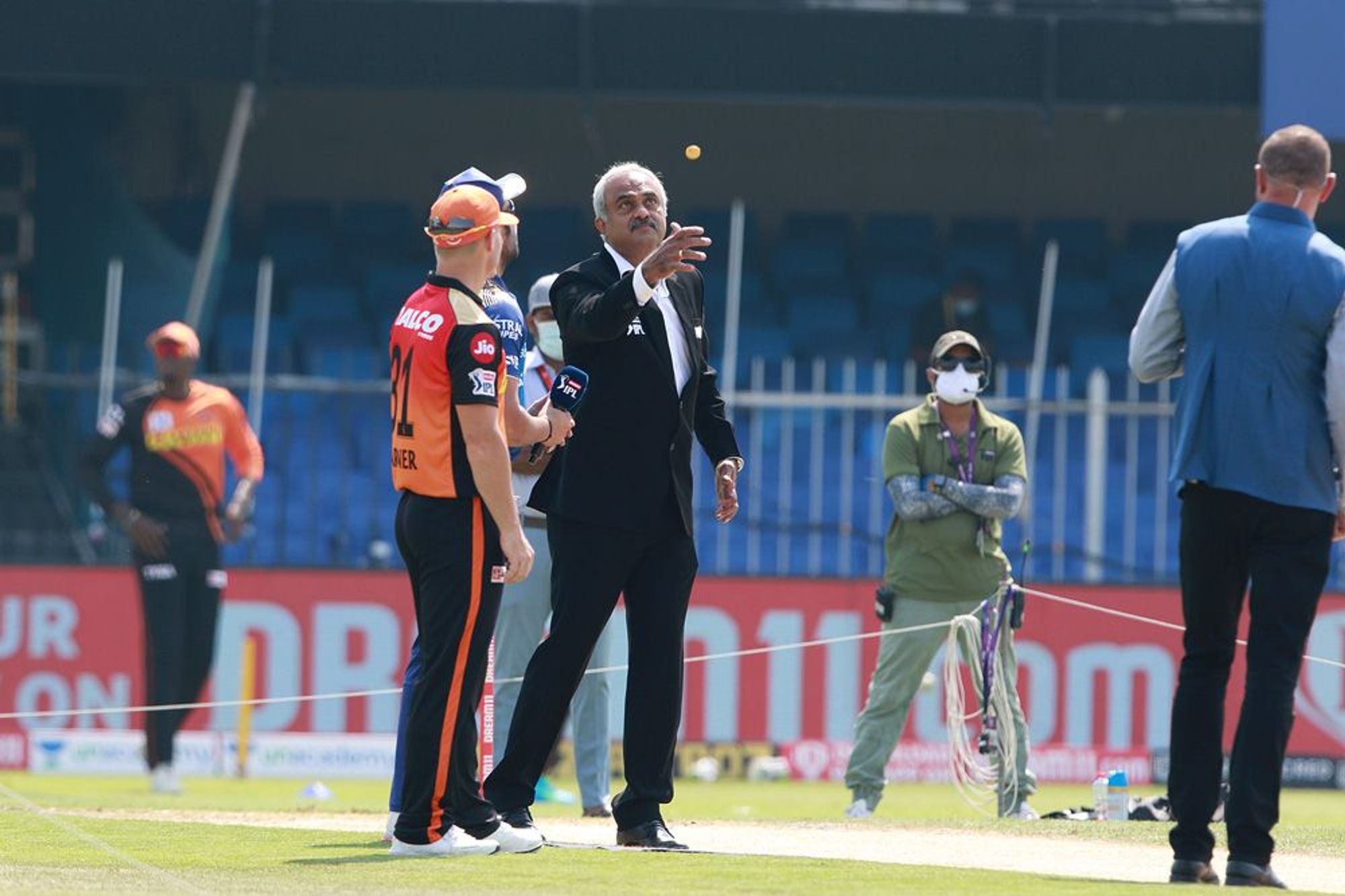 Toss at Sharjah Cricket Ground