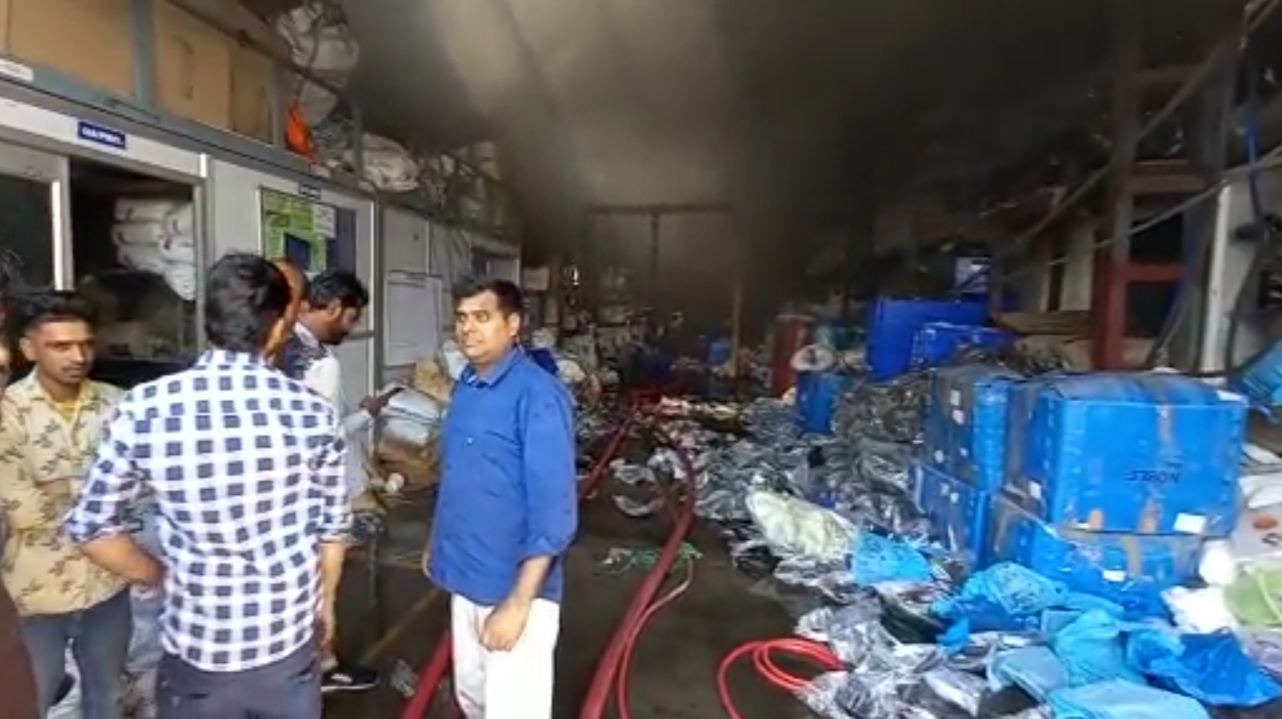 fire in aditya industries factory