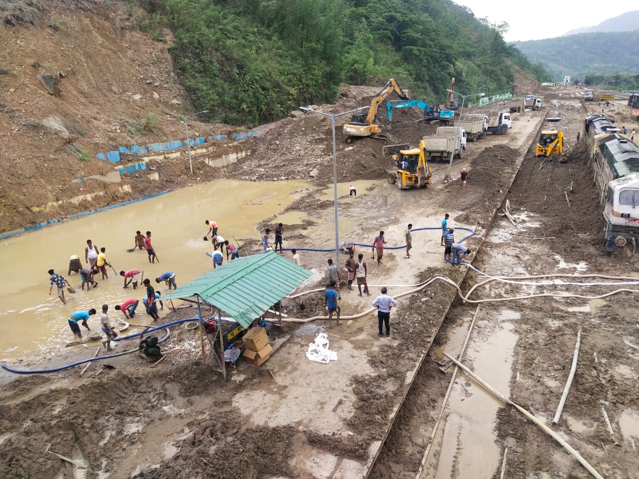 Landslide in Dima Hasao