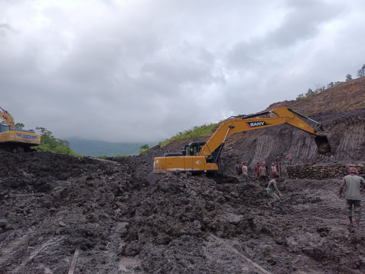 Landslide in Dima Hasao
