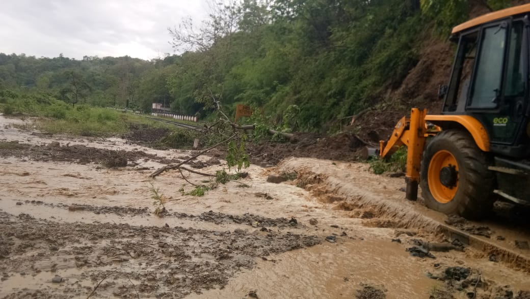 Massive landslide in Dima Hasao