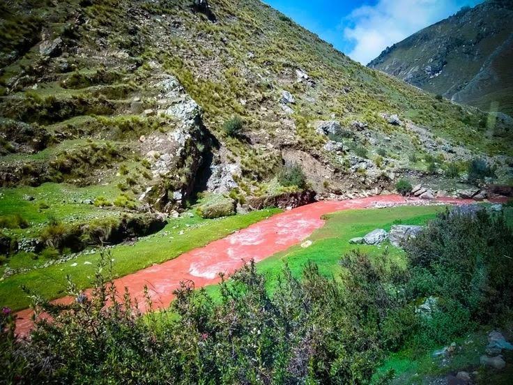 unknown facts, red river of Peru, Red river in cusco city, ପେରୁର ନାଲି ନଈର ରହସ୍ୟ, କୁସକୋ ସହରର ଲାଲ ନଈ, ଅଜଣା କଥା