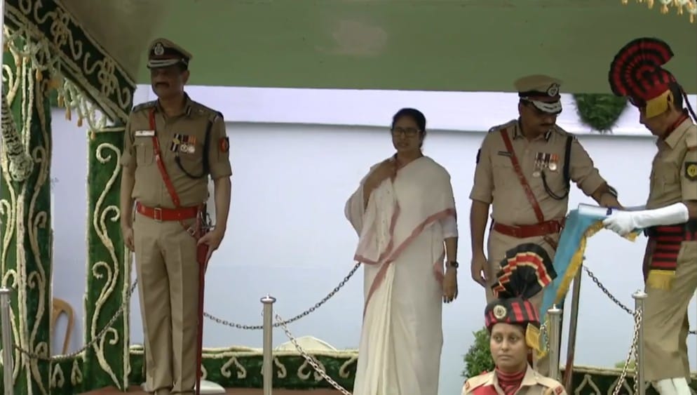 Mamata Banerjee celebrates Independence day 2022 at Red Road