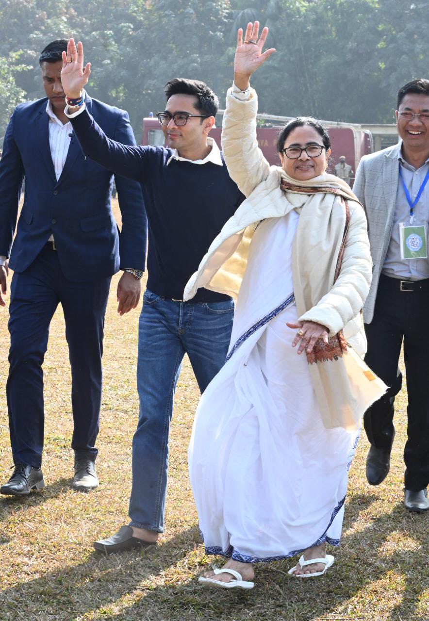 Mamata Banerjee and Abhishek Banerjee