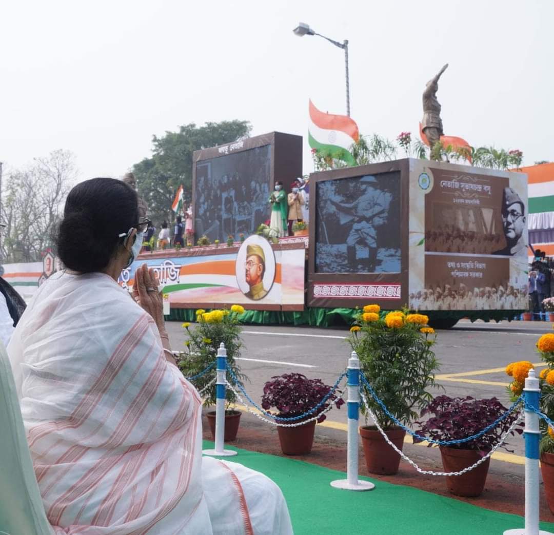 mamata dhankhar in republic day parade at red road