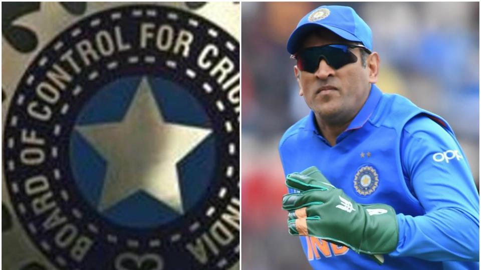 BCCI, M.S. Dhoni,  CoA, Army insignia