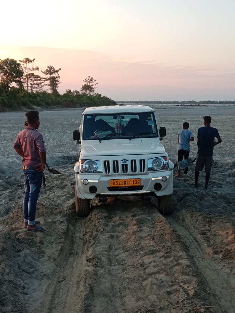 Land Mafia digging government Land in Tinsukia