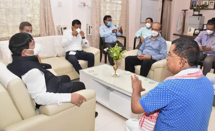 MINISTER ATUL BORA VISITS AMCH