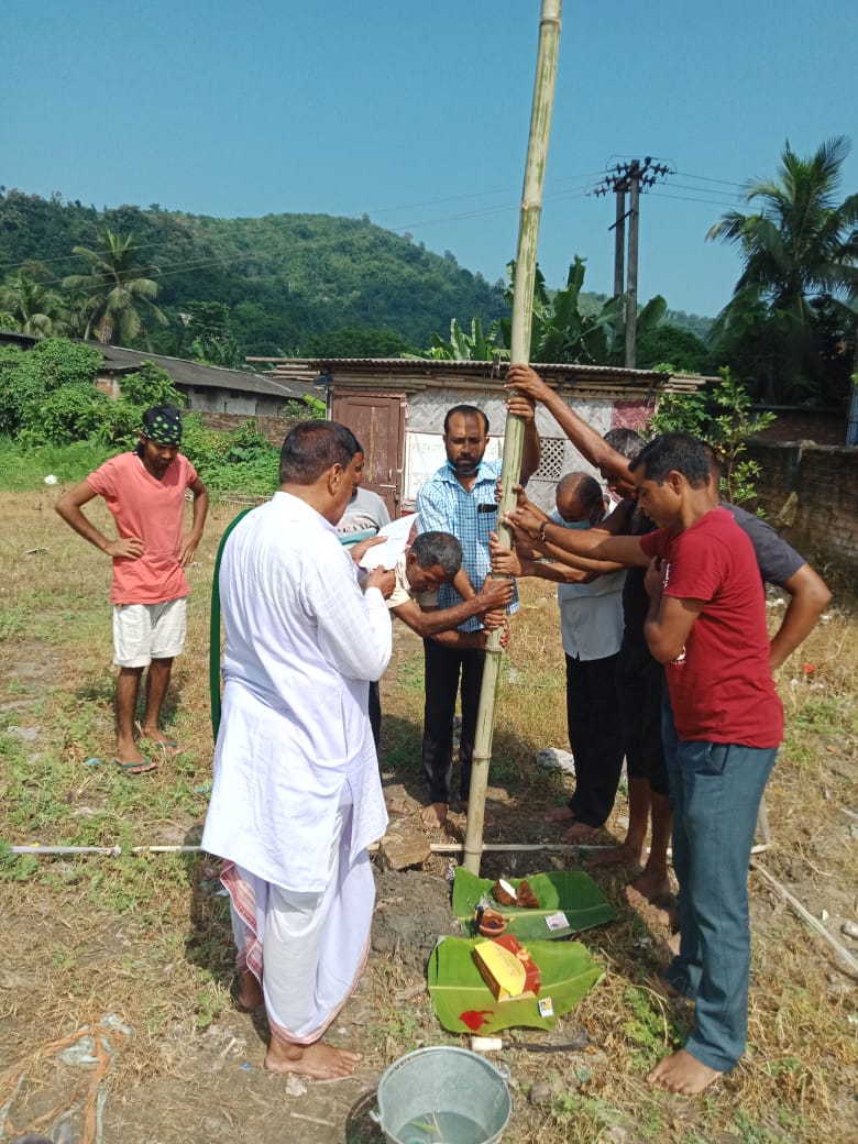 চৰকাৰী নিৰ্দেশনা মানি দূৰ্গা পূজাৰ বাবে সাজু মহানগৰৰ পূজা সমিতি