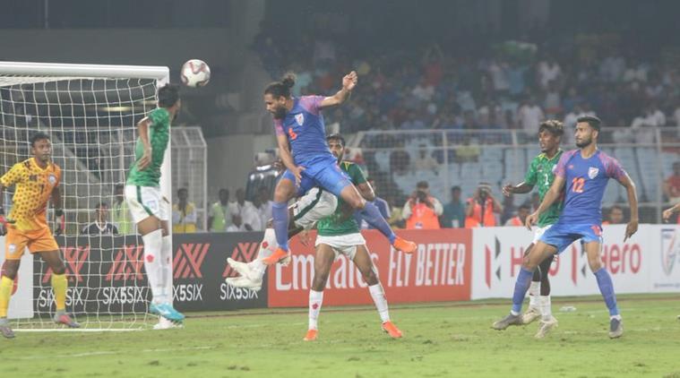 In India's home World Cup qualifier against Bangladesh, Adil Khan scored the equalizer.