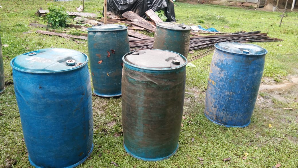 Illegal Oil and Rod Seized at Harmoti, Kaliabor